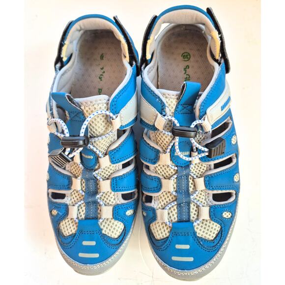 Saguaro Water Hiking Trail Sport Sandal Womens Size 8.5 Blue Gray Triathlete - Picture 8 of 9